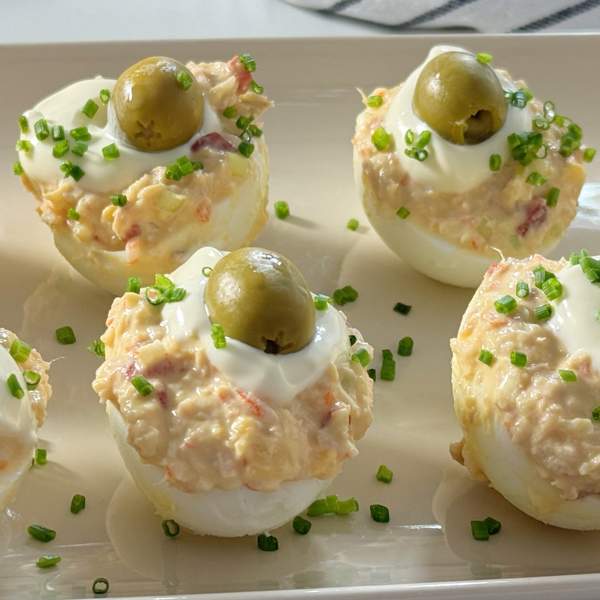 snacks huevos rellenos